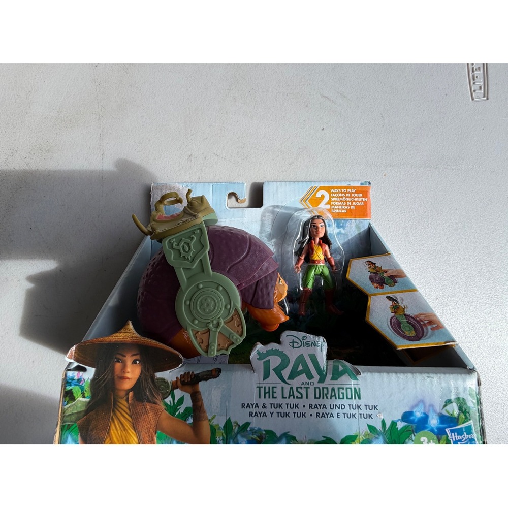 Disney Raya and the Last Dragon Raya & Tuk Tuk Action Figure Set Hasbro NIB